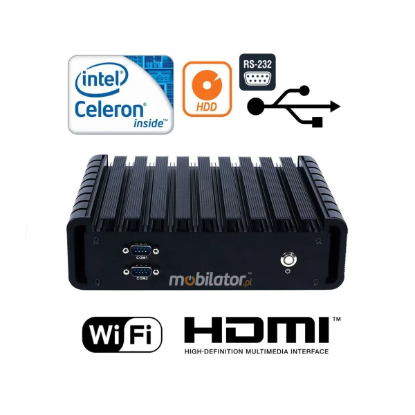 Industrial durable mini computer IBOX-603 3855U v.2