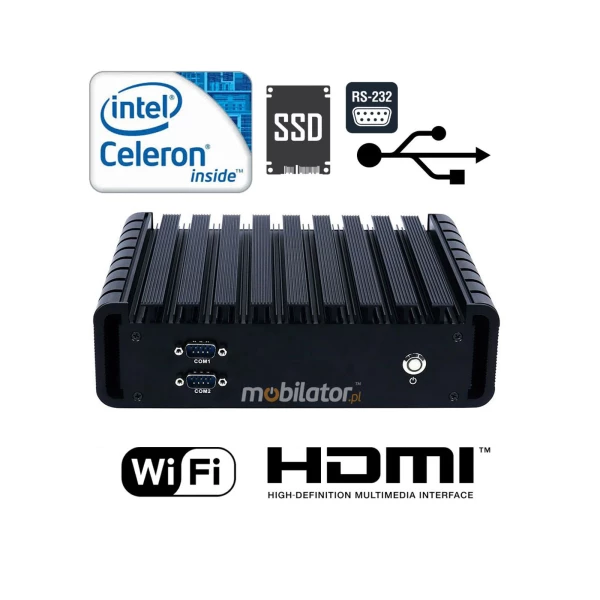 Industrial durable mini computer IBOX-603 3855U v.3