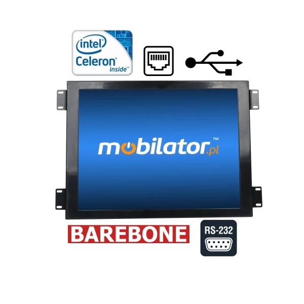 Resistant industrial PC panel with active cooling IBOX ITPC A-150 J1900 Barebone