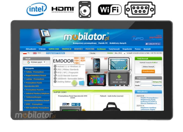 Wytrzymały komputer panelowy do ciągłej pracy