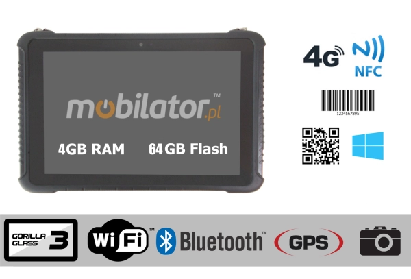 Rugged waterproof industrial tablet Emdoor I16HH