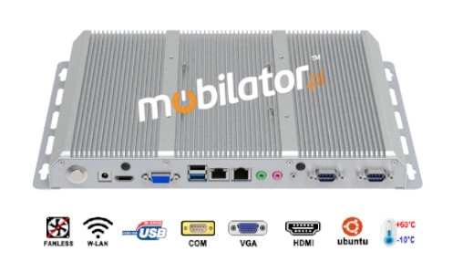  Minimaker BBPC-K04 (i5-6200U) v.2 - Industrial enhanced small computer - Inter Core i5 processor, 2x LAN RJ45 and 6x COM RS232