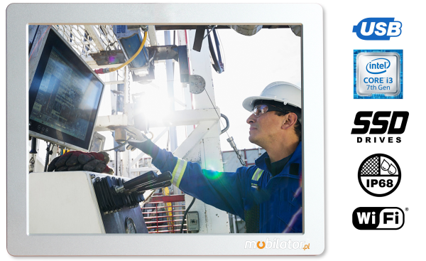 Kompaktowy komputer panelowy do linii produkcyjnych