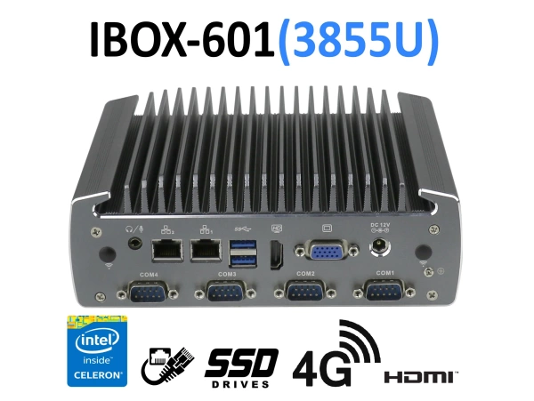 IBOX-601 v.5 - Industrial computer with 4G LTE technology and a modern reinforced housing