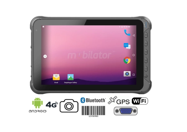 Wojskowy wytrzymały tablet Odporny na pył i wodę  o wzmocnionej konstrukcji  Emdoor Q15