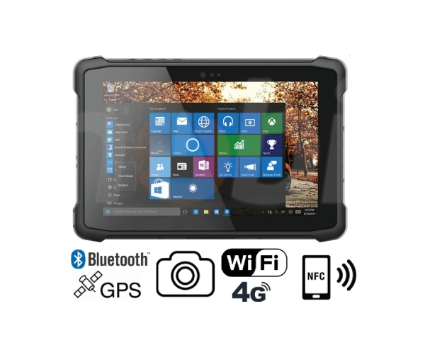 Emdoor I11H v.1 - Industrial 10-inch tablet with IP65 + MIL-STD-810G and 4G, Bluetooth, 4GB RAM, 64GB ROM and NFC disk 