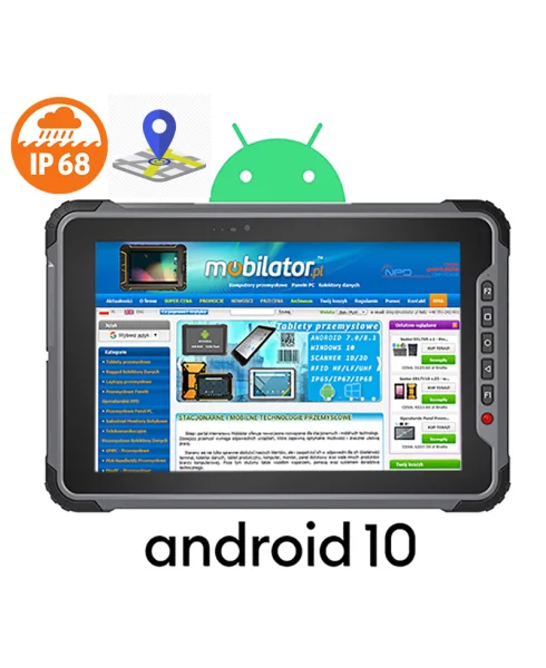 Funkcjonalny wodoodporny tablet 10-calowy z normą IP68, modułem  GPS NFC oraz z Androidem 10.0 Senter S917V9