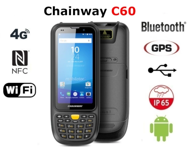 Wytrzymały terminal danych c60