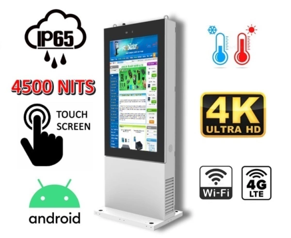 funkcjonalny totem podświetlany wystawowy cichy  NoMobi Trex 55