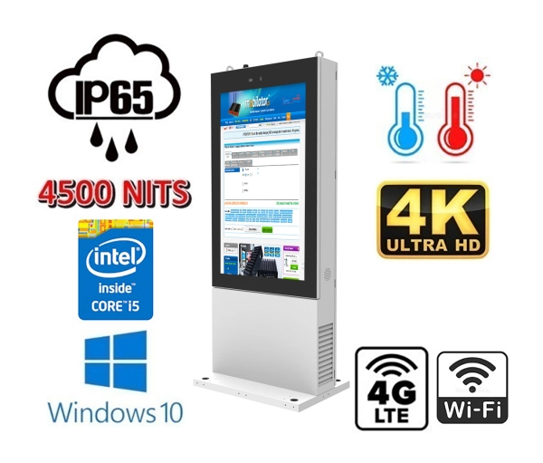  totem informacyjny  odporny na mróz i wodę Trex 55W