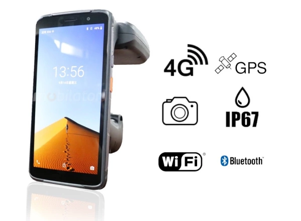 Skaner przemysłowy odporny na upadki i warunki zewnętrzne