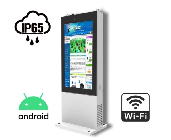 totem wolnostojący kiosk przemysłowy najwyższa jakość totem multimedialny NoMobi Trex 86 cali