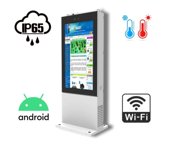 totem multimedialny ekran LG monitor dotykowy totem multimedialny NoMobi Trex 86 cali 