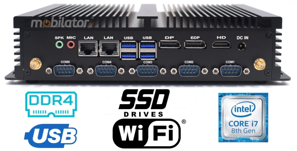 HyBOX H4 wielozadaniowy MiniPC Wielofunkcyjny małych rozmiarów komputer przemysłowy