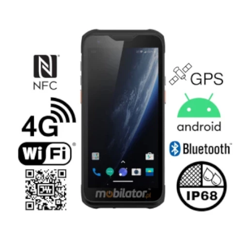 Chainway MC95 Wytrzymały kolektor danych do magazynu, IP67, 13Mpx kamera, Bluetooth 5.0, ze skanerem kodów kreskowych 2D