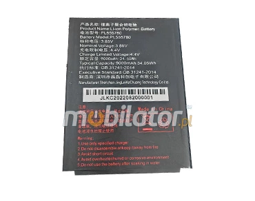 MobiPAD V9s - bateria 9000mah