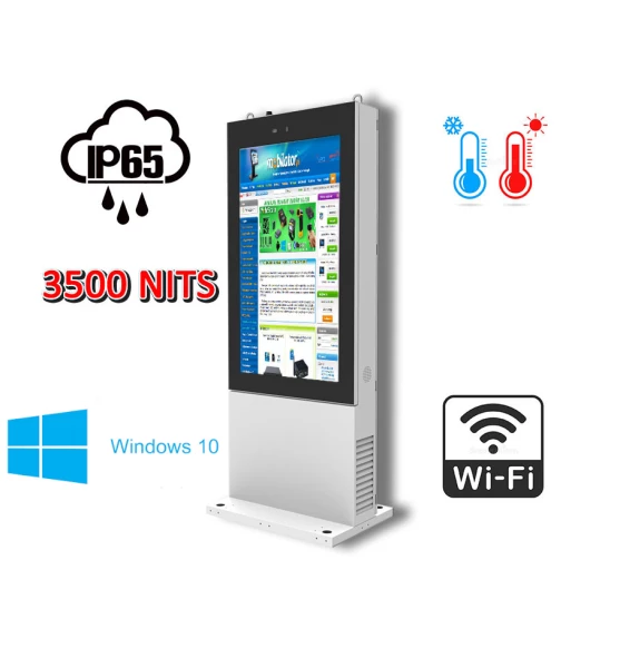 Odporny na wodę i kurz zewnętrzny totem stojący NoMobi Trex Hi43W