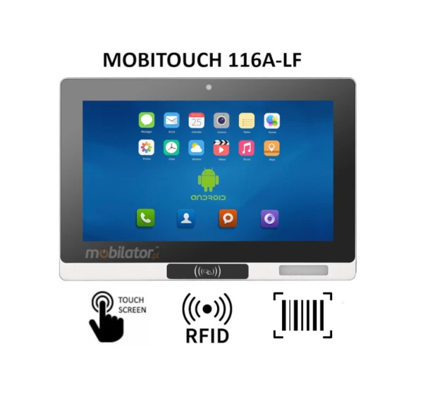 Mobitouch 116A-LF wielofunkcyjny wodoszczelny przemysłowy Panel sterowniczy z nowoczesnym procesorem 