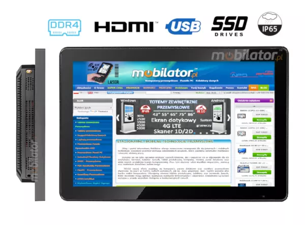 Obudowa 17-I58 - zapewnia wodoodporność i ochrone urządzenia