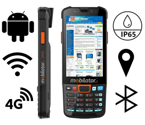 MobiPad P3600KH niewielkich rozmiarów kolektor danych z Android 14