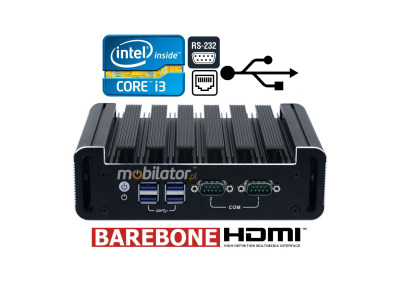 Mały wzmocniony przemysłowy komputer 