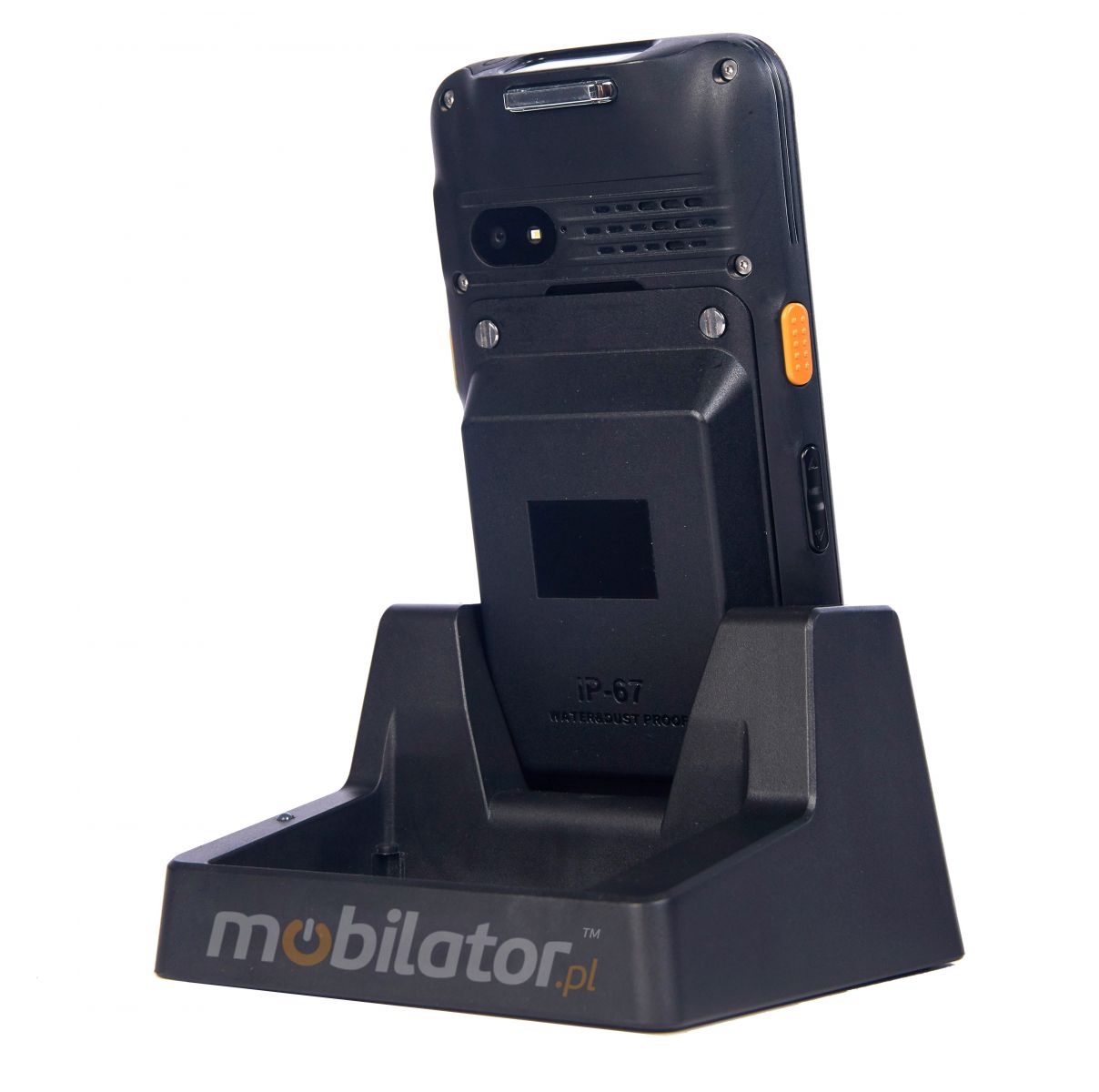 MobiPad V77 v.2 - Wodoszczelny (IP67) kolektor danych z technologi NFC oraz skanerem 2D (SE4710) z uchwytem pistoletowym