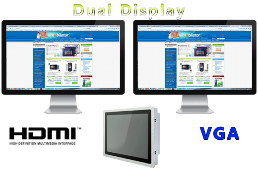 MTouch Operatorski Panel Przemyslowy MobiBOX IP65 1037U 15 Komputer panelowy Panel PC  Przemysowy komputer panelowy Ekran rezystancyjny 5 wire resistive wywietlacz 15 cali mobilator.pl New Portable Devices Windows RS-232 COM VGA HDMI Intel Celeron Dual Display