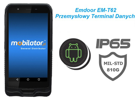 Wzmocniony Wytrzymay Terminal Mobilny Emdoor EM-T62