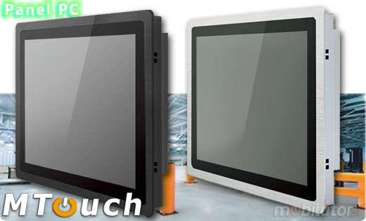 MTouch Operatorski Panel Przemyslowy MobiBOX IP65 1037U 19 Komputer panelowy Panel PC  Przemysowy komputer panelowy Ekran rezystancyjny 5 wire resistive wywietlacz 19 cali mobilator.pl New Portable Devices Windows RS-232 COM VGA HDMI Intel Celeron 