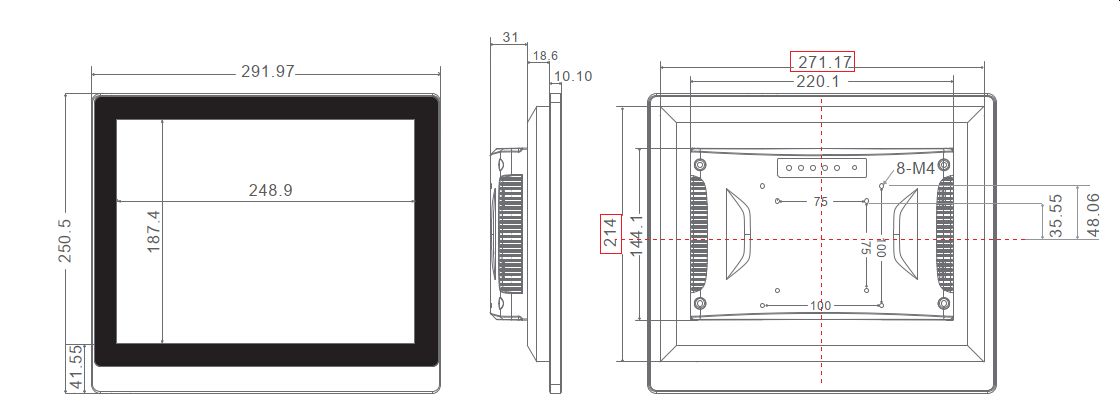 przemysowy panel operatorski panel PC komputer przemysowy odporny wodoodporny pyoodporny wstrzsoodporny wzmocniony IP65 wifi