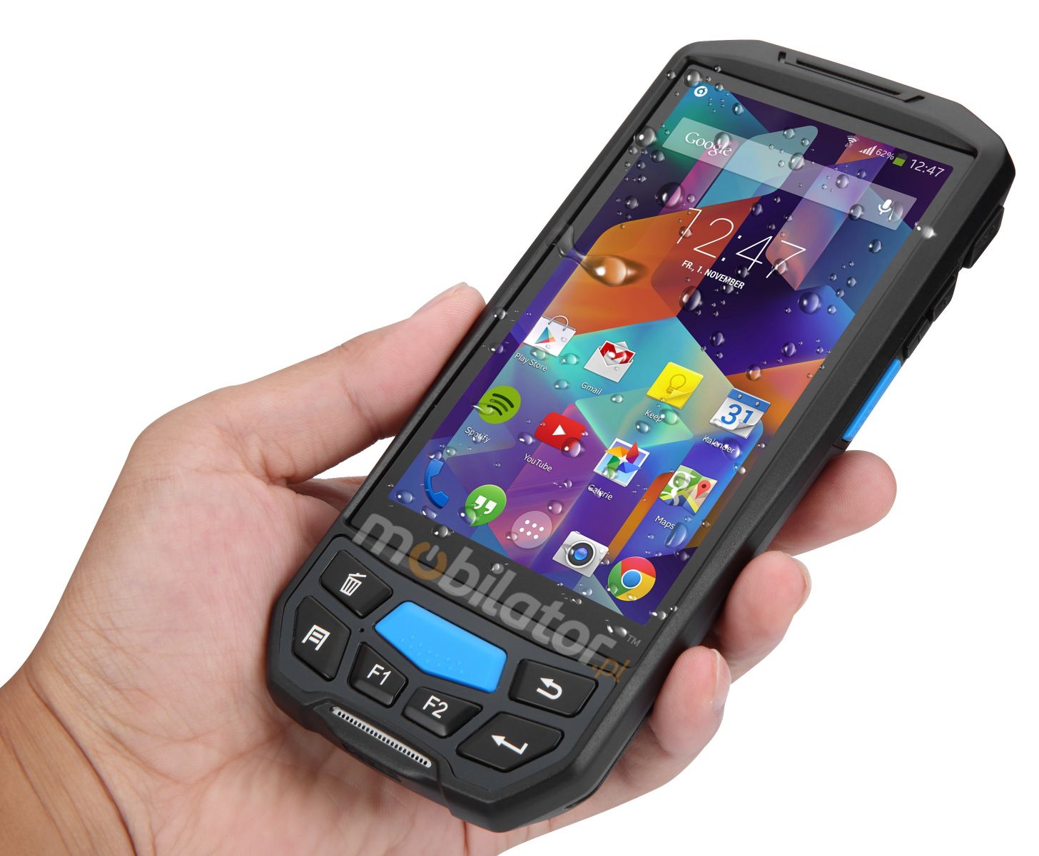 Nowoczesny Wzmocniony Odporny Mobilny Kolektor Danych MobiPad U90 Android WiFi UHF