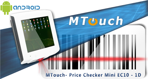 MTouch - Price Checker Mini EC10 Weryfokator Cen Sprawdzarka Cen Porwnywarka Cen Panel PC  Ekran rezystancyjny 5 wire resistive wywietlacz 9 cali mobilator.pl New Portable Devices Android MTouch skaner kodw kreskowych 1D czytnik kodw kreskowych 1D