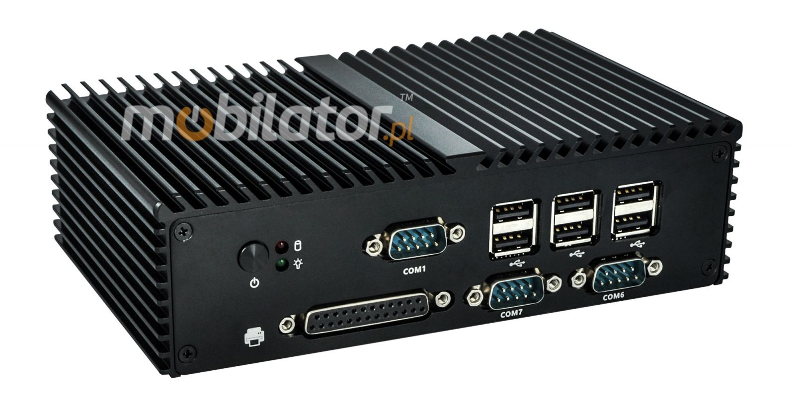 MiniPC - Komputer Przemysowy Fanless mBOX Q190X - LPT HDD WiFi
