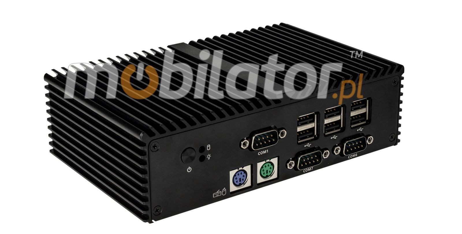 Wytrzymay bezwentylatorowy Komputer Przemysowy MiniPC mBOX Q190X - PS/2 SSD