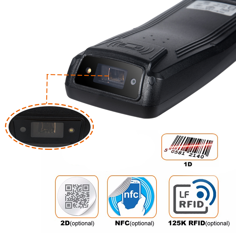 MobiPad PDA-B104 - Wodoodporny przemysowy kolektor inwentaryzator danych z RFID, 4G LTE, NFC oraz WiFi + Bluetooth 4.0 (ANDROID 6.0)