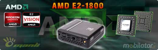 MiniPC Nettop Mini-PC May komputer Manli T4  M-T4 M1800 AMD Radeon HD 7340 AMD-M3L 1TB HDD 128GB SSD Windows 7 8GB RAM DDR 3 
