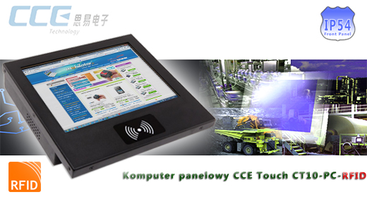 Industial Touch PC CCETouch CT10-PC Komputer panelowy Panel PC Norma odpornoci IP54 Przemysowy komputer panelowy Ekran rezystancyjny 5 wire resistive wywietlacz 10 cali mobilator.pl New Portable Devices Windows RS-232 CaOM 