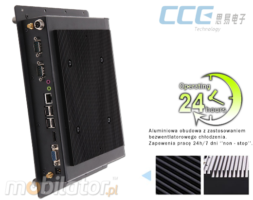 Industial RACK MOUNT Touch PC CCETouch CT10-PCPrzemysowy Komputer Panelowy RACK MOUNT - CCETouch CT10-PC Norma odpornoci IP54 Przemysowy komputer panelowy Ekran rezystancyjny 5 wire resistive wywietlacz 10 cali mobilator.pl New Portable Devices Windows RS-232 COM RACK MOUNT 