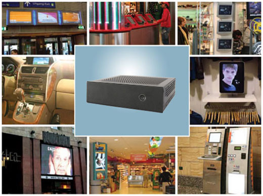 MiniPC Przemysowy AOpen DE3100 Intel Atom D2250 1,86GHz  128 GB SSD SATA III