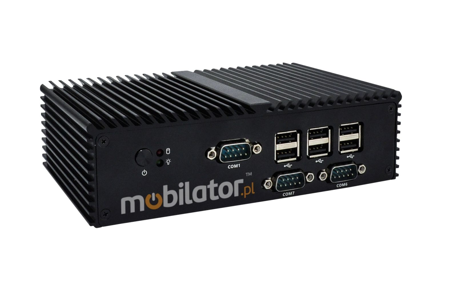 Komputer Przemysowy Bezwentylatorowy MiniPC mBOX Q190X SSD WiFi Bluetooth