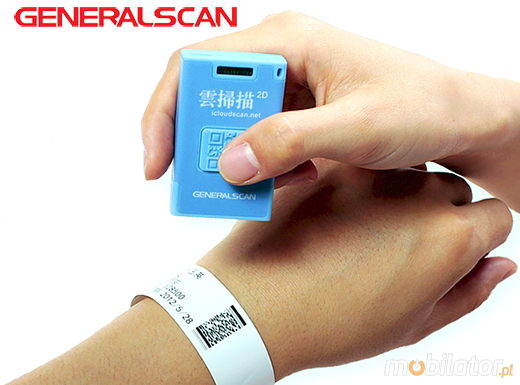 GENERALSCAN GS-M510BT-HIS Bluetooth 3.0 Generalscan Skaner 1D 2D CMOS Bezprzewodowy Bluetooth 3.0 Porczny Kompatybilny Windows Android IOS mobilator.pl New Portable Devices Mobilne Skanery kodw kreskowych MINI