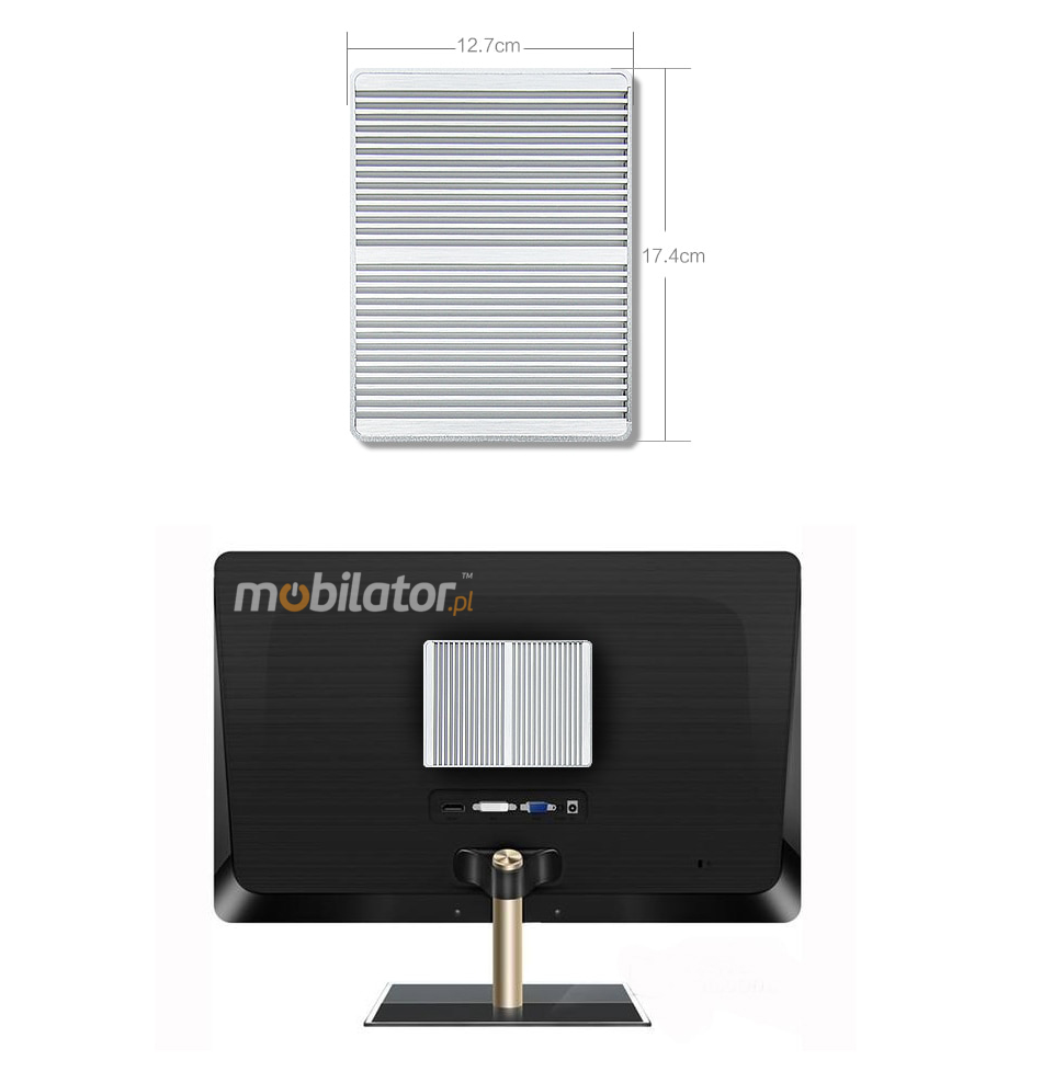 May komputer przemysowy bezwentylatorowy - chodzony pasywnie - z procesorem i3-6100U - MiniPC yBOX - 32X - i3 6100U intel core mobilator pl nowy szybki