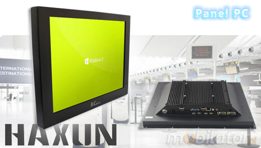 HAXUN Industrial Panel-PC Ha-IPC150-D2550 Komputer przemysowy Panel PC Ha-IPC150-D2550 Norma odpornoci IP65 Przemysowy komputer panelowy Ekran rezystancyjny 5 wire resistive wywietlacz 15 cali mobilator.pl New Portable Devices Windows