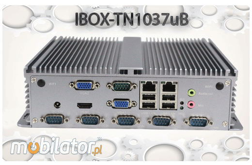 Przemysowy Fanless MiniPC IBOX-TN1037uB
