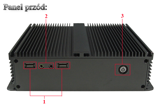 Przemysowy Fanless MiniPC IBOX-D2550A