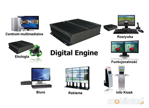 Przemysowy Fanless MiniPC IBOX-D2550A