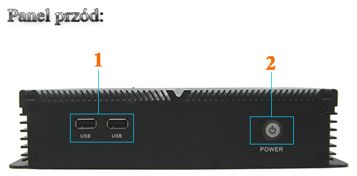 Przemysowy Fanless MiniPC IBOX-D2550B