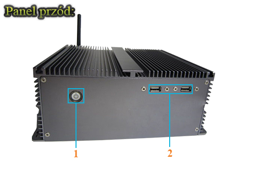 Przemysowy Fanless MiniPC IBOX-D2550C