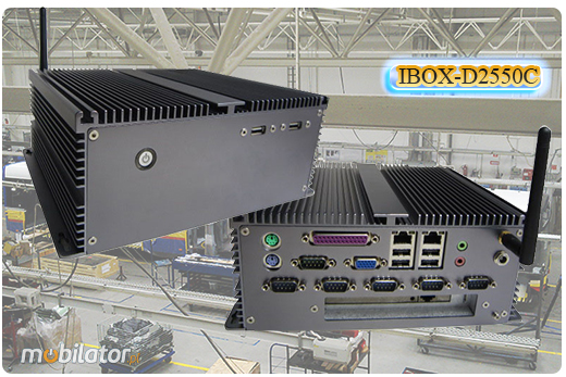 Przemysowy Fanless MiniPC IBOX-D2550C