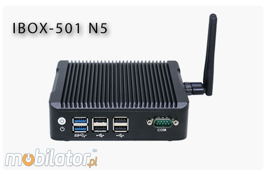 Przemysowy Komuter Fanless MiniPC Nuc IBOX-501 N5